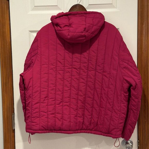 NWT A New Day Women’s Pink Hooded Insulated Jacket Size XXL Water Resistant - Picture 2 of 15